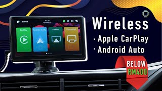 This RM400 display does Wireless CarPlay and Android Auto in any car!