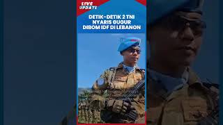 Detik-detik Mencekam 2 Prajurit TNI Lolos Tembakan IDF di Lebanon, Gedung Dihantam Serangan Israel