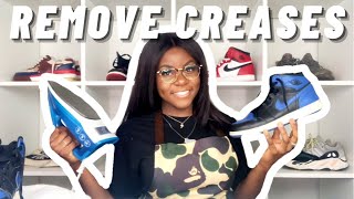 How To Remove Creases From Jordan 1s || Really Bad Creases Restored
