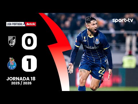 Resumo: Vitória SC 0-1 FC Porto - Liga Portugal Betclic | sport tv
