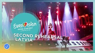 Laura Rizzotto - Funny Girl - Exclusive Rehearsal Clip - Latvia - Eurovision 2018
