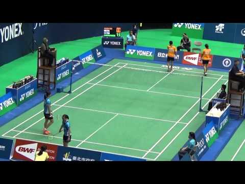 20150715TAIPEI OPEN WD Chayanit+Muenwong (THA)vs Hsieh Pei Chen+Wu Ti Jung (TPE)