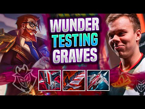 WUNDER TESTING NEW META GRAVES TOP! - G2 Wunder Plays Graves TOP vs Kled! | Patch 11.20