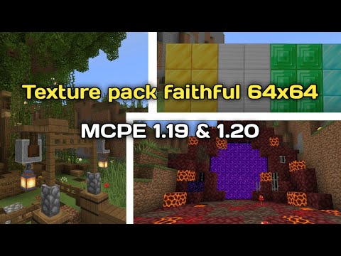UNBELIEVABLE! Best Faithful 64x64 Texture Pack for MCPE