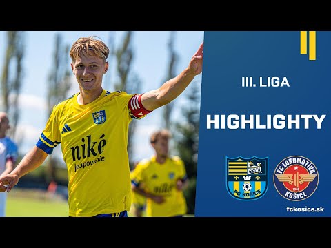 FC Košice B - Lokomotíva Košice 7:1 4. kolo Tipos tretia liga
