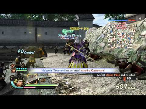 Samurai Warriors 4 - Legend of a Land United Ep 6 - Conquest of Odawara
