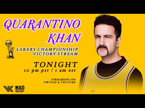 The Quarantino Khan Show Live - Lakers Championship Victory Stream