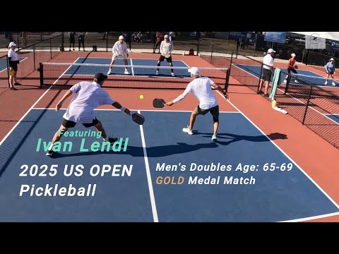 Men's Doubles Age: 65-69 - Gold Medal Match - US OPEN Pickleball Tournament 2025