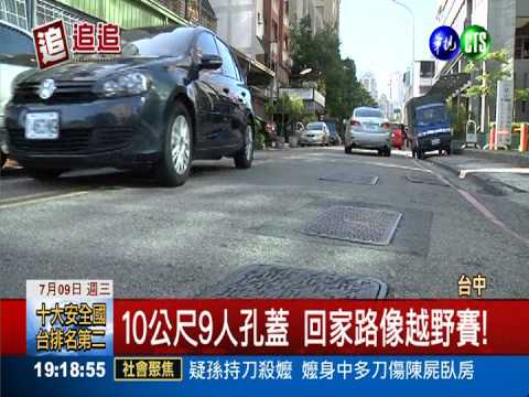 恐怖"人孔蓋街"! 騎過有如越野賽