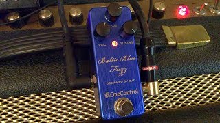 Video thumbnail for One Control Baltic Blue Fuzz by Jack Fossett