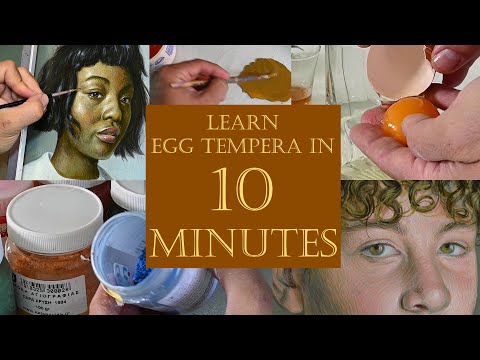 A Crash Course on How to Paint with Egg Tempera