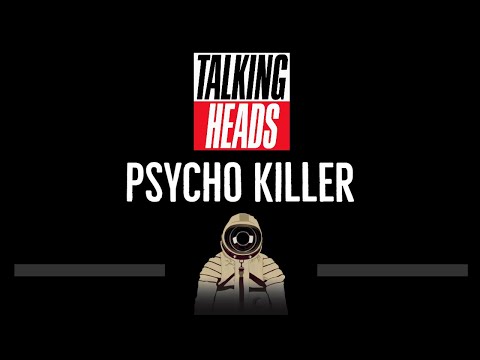 Talking Heads • Psycho Killer (CC) 🎤 [Karaoke] [Instrumental Lyrics]
