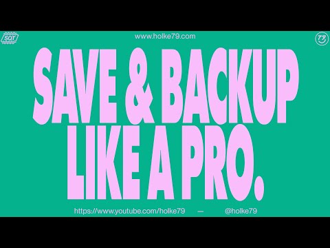 Super Quick Tips™ -  Episode 1 - Save & Backup like a pro *After Effects*
