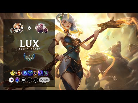 Lux Support vs Rakan - KR Challenger Patch 12.7