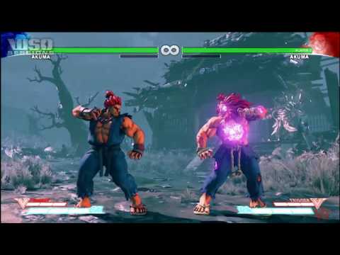 STREET FIGHTER V : Akuma showcase/gameplay