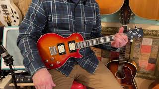 Video thumbnail for 2018 Risa Les Paul-style tenor electric ukulele by Jake Wildwood & Co