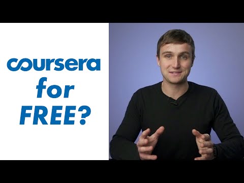 Part of a video titled How to Audit Coursera Courses for Free - YouTube