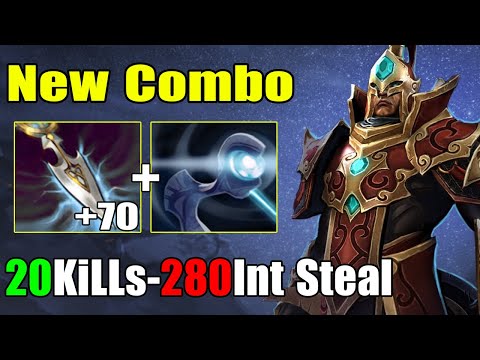 [Silencer] New Cancer Combo Silencer Mid + Aura Drow Insane Physical DMG (FullGame Dota2 7.22H)