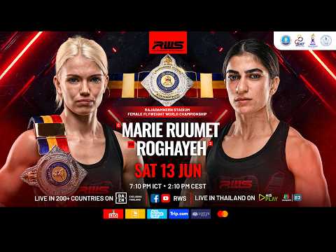 🥊 LIVE : RWS: Marie Ruumet vs. Roghayeh Mohammadiyan | 13 June 2026