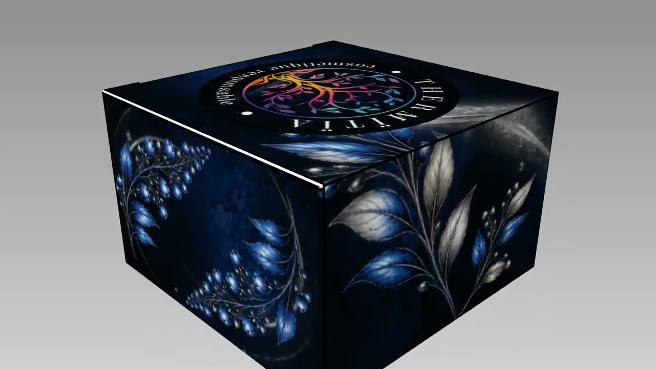 Aperçu 3D d'une boîte personnalisée