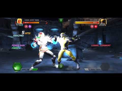 MCOC 5/65 Cosmic Ghost rider vs ROL wolverine 34 hit KO 🪐💀🔥