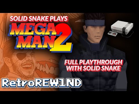 Deep Fake Solid Snake Plays Mega Man 2