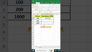 How to Calculate Percentage Increase in Excel  #exceltips  #exceltech #exceltricks #excel