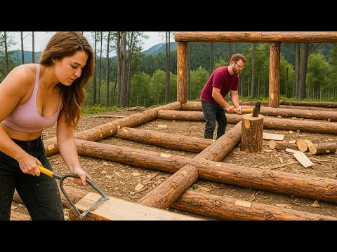 What Happens When a Couple Builds Two Log Cabins at the Same Time