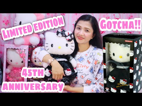 UNBOXING SANRIO HELLO KITTY 45th ANNIVERSARY BIRTHDAY DOLL 2019 | DELUXE DOLL | Kitty Pink Cathy 💋