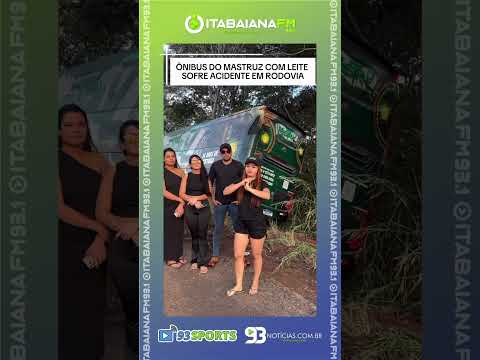 🚨🚌 ÔNIBUS DO MASTRUZ COM LEITE SOFRE ACIDENTE EM RODOVIA