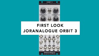 Video thumbnail for Joranalogue Orbit 3 Chaos Oscillator - First Look (Tutorial, Demo & Jam) by Juno Studio