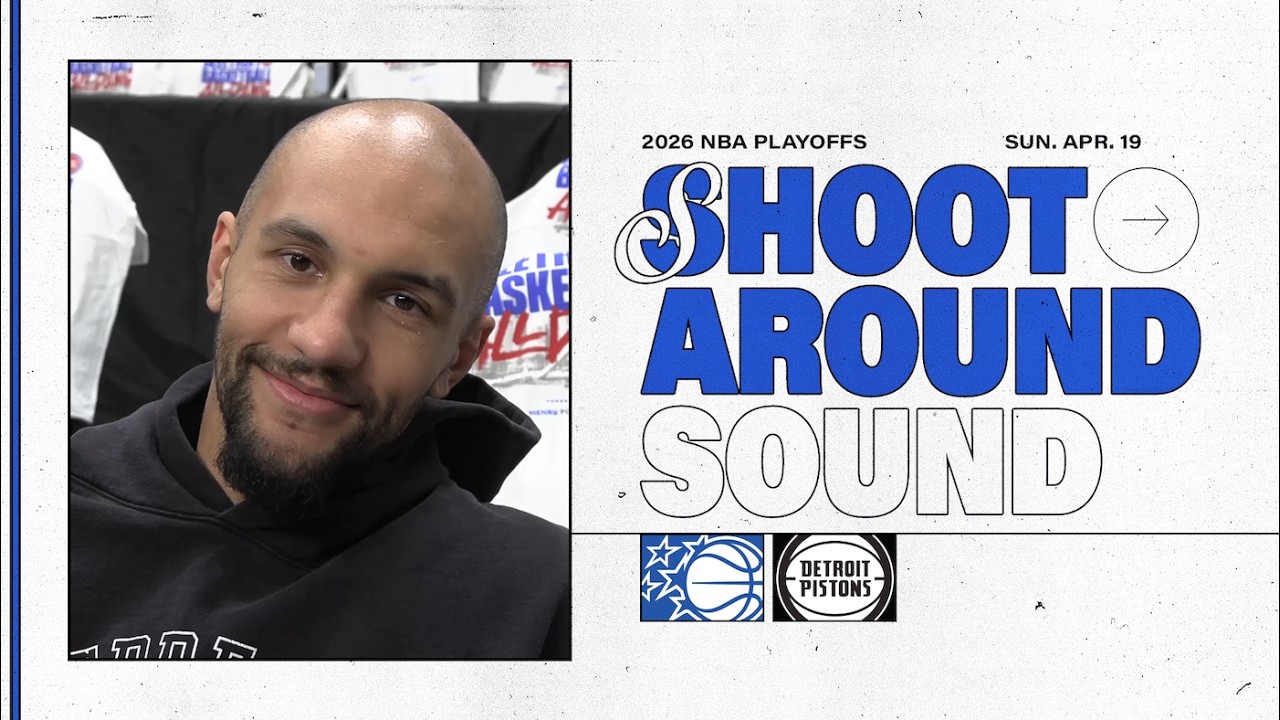 SHOOTAROUND SOUND: ORLANDO MAGIC VS. DETROIT PISTONS | JALEN SUGGS & PAOLO BANCHERO