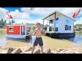 Tiny Houseboat Vs Mega Houseboat 1v1 Challenge