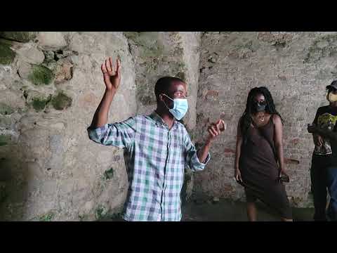 Cape Coast Slave Castle  (Jul 5) - Tour Guide Explains How Male Slaves Exited To Ships