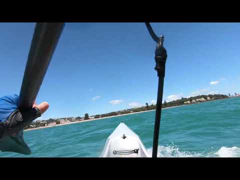 Fun at Mission Bay beach! Epic V7 surfski
