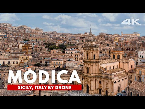 Imagens de drone MODICA 4K, Sicília Itália, Barroco e Chocolate | Visite Modica