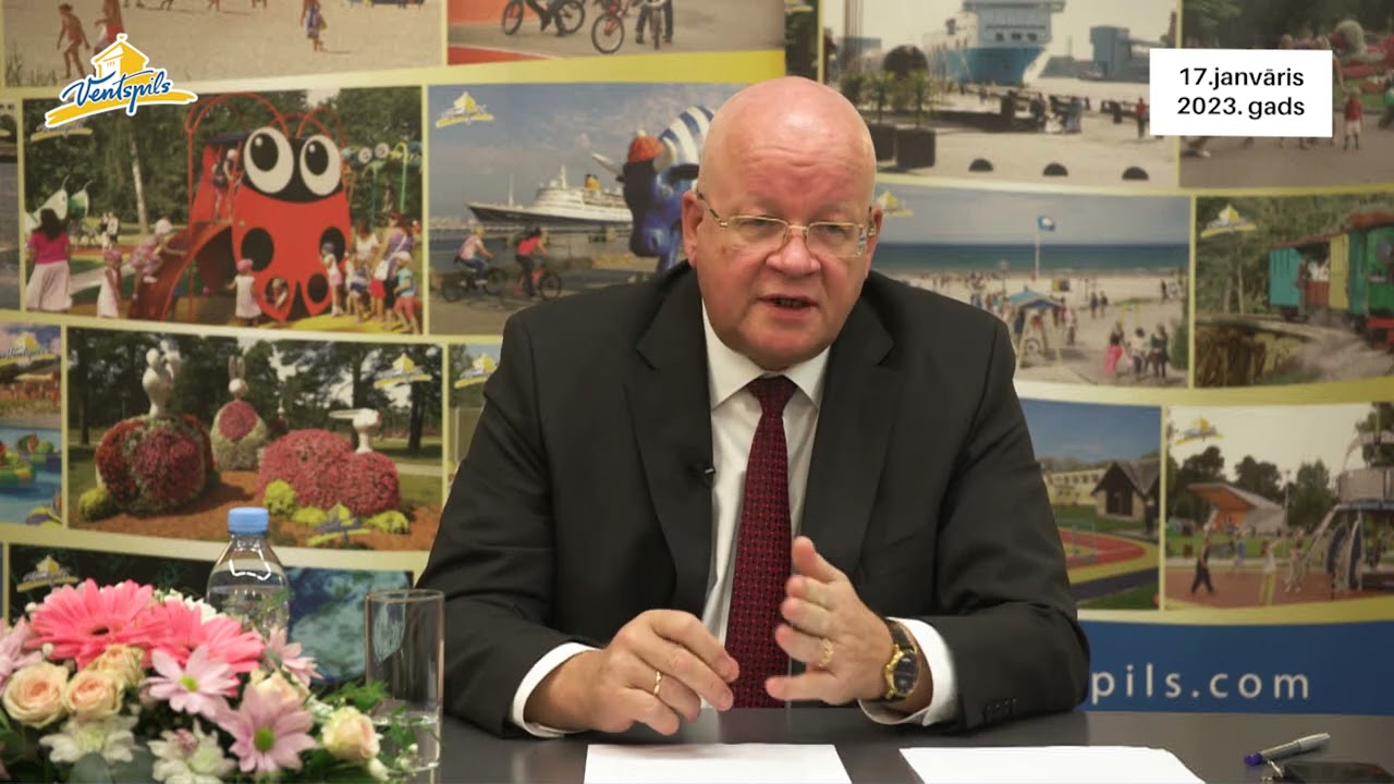 VIDEO: G.Blumbergs par Ventspils pilsētas aktualitātēm – 17.01.2023.