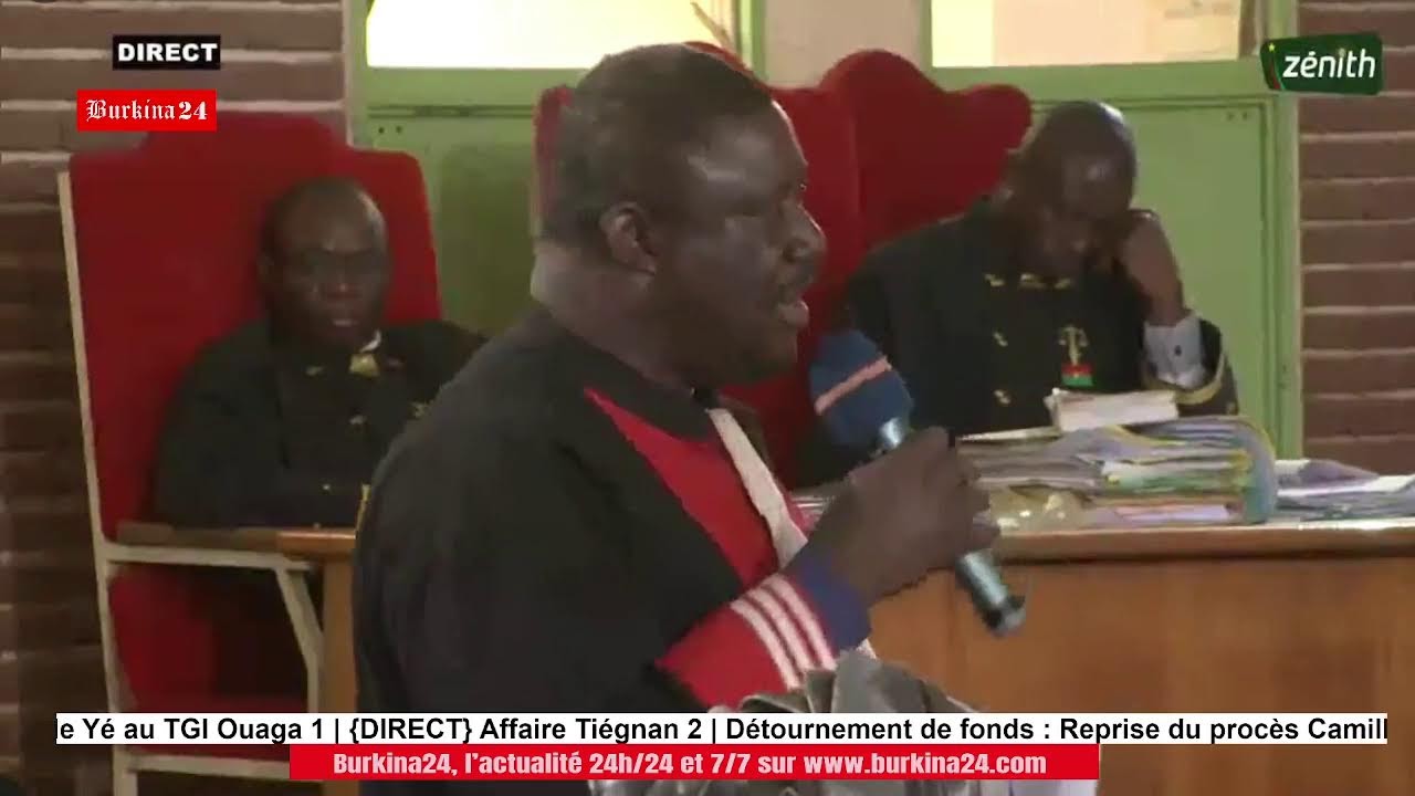 🔴{DIRECT} Affaire Tiégnan 2 | Détournement de fonds : Reprise du procès Camille Yé au TGI Ouaga 1