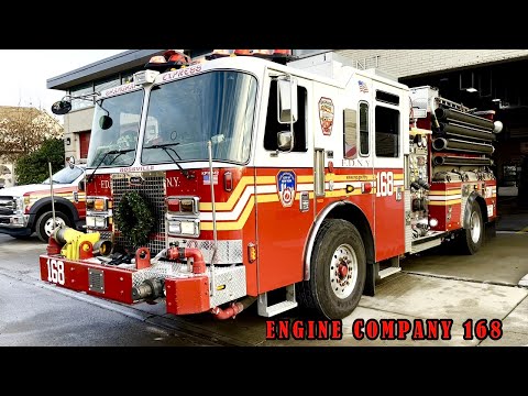 🌟 FLEET FRIDAY 🌟 FDNY ENGINE COMPANY 168  - FORESTRY HOSE REEL