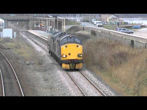 37606 & 37612 6K41 Valley-Crewe & 37218 & 37423 4Z45 Sellafield-Crewe 26.11.13