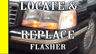 Cadillac DeVille How to Locate and replace your Turn signal flasher relay 93,94,95,96,97,98,1999