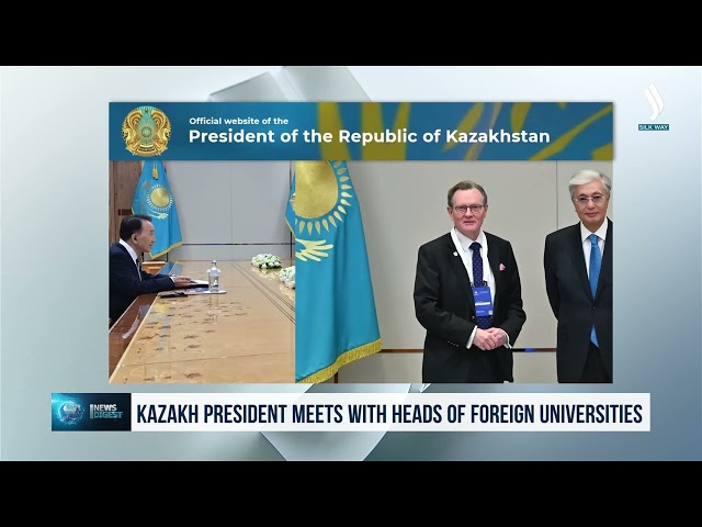 Казакстандын президенти чет өлкөлүк ЖОЖдун жетекчилери менен жолугушту