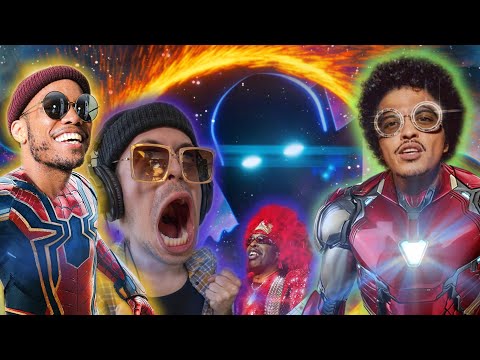 listening to SILK SONIC and the FUNK-TASTIC MULTIVERSE