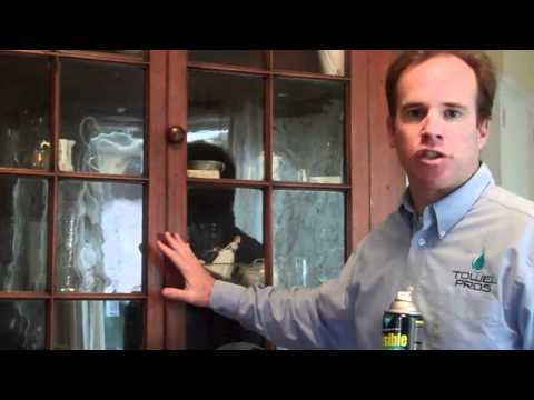 How to clean glass windows, mirrors and shower doors...