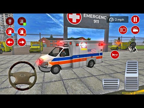 American Ambulance Emergency Simulator - Best Android Gameplay FHD