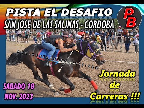 CARRERAS PISTA EL DESAFIO - SAN JOSE DE LAS SALINAS (18-11-2023)