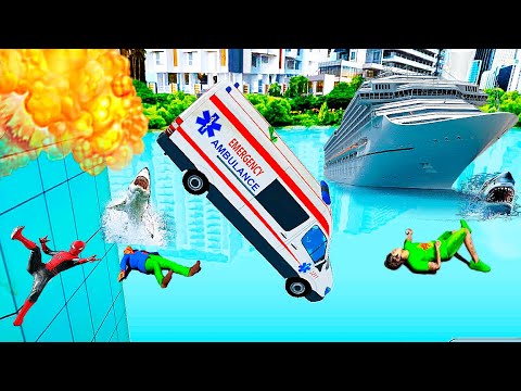 ✅Ambulance Robot City Rescue New Game 2022 - REAL Ambulance Worker Simulator - Android Gameplay #13