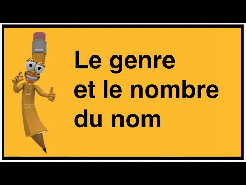 Le genre et le nombre du nom