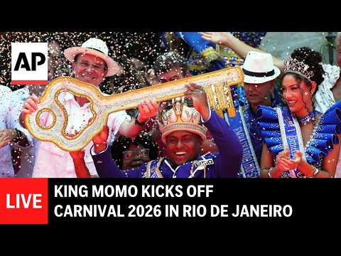 LIVE: King Momo kicks off Carnival 2026 in Rio de Janeiro