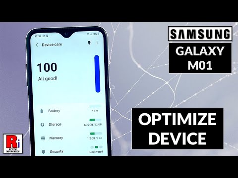 How to Optimize your Samsung Galaxy M01 Device